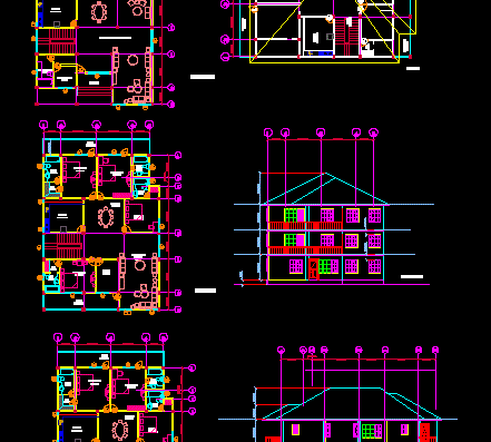 Планы этажей и крыши