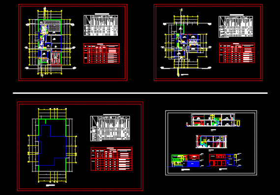 Design of a 2-storey residential building with a complete set of documents