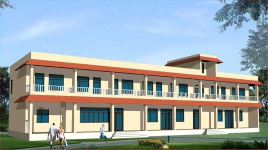 3D visualization of the administrative block