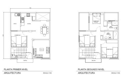 Double apartment building 60 m2