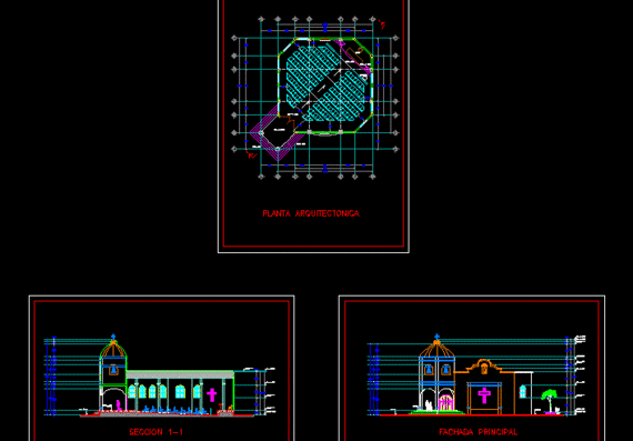 Architectural design of the chapel