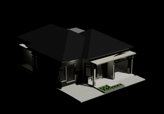 Просторный дом в 3D