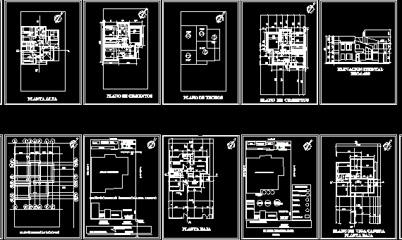 Houses of two floors