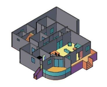 3d house plan
