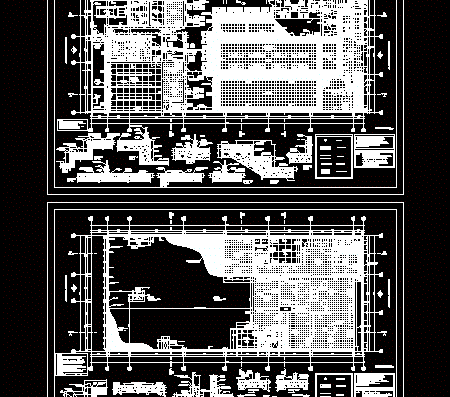 Architectural plans of the bank's office