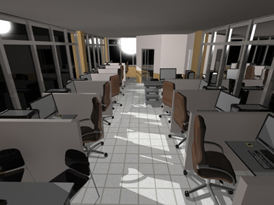 Modular offices 3d