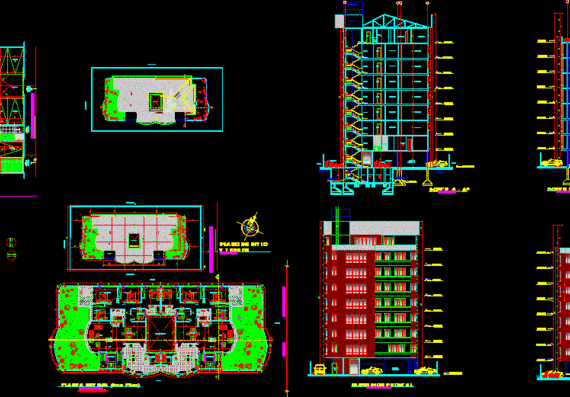 Project of 8-storey apartment building