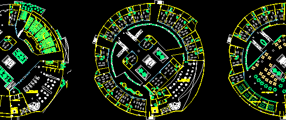 Проект торгового центра в форме кольца
