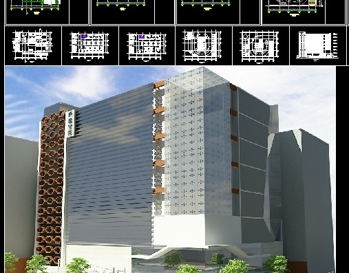 Design of office building in Kombojo