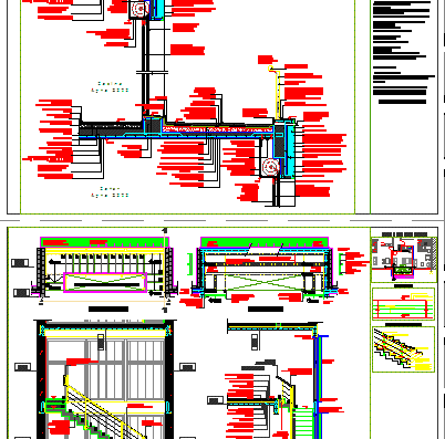 Two-level apartment loft - details