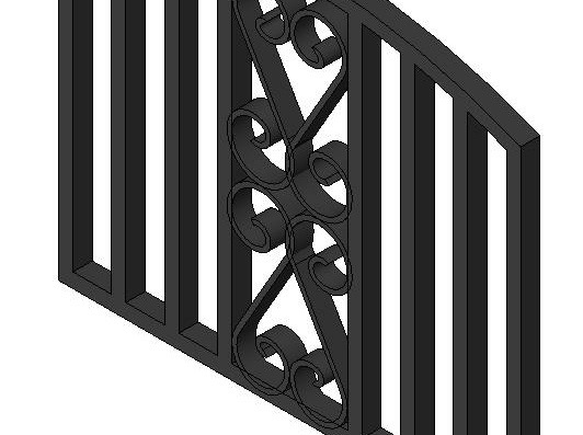 3D forged sheet gate model