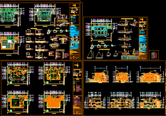 Dwg Housing Architectural Drawing File