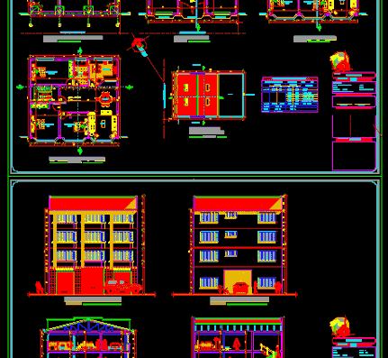 Detailed design of a 4-storey apartment building
