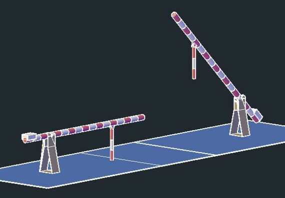 3-dimensional double barrier model