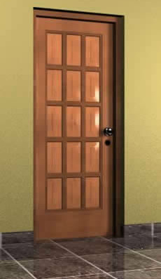 Дверь 0.90 x2.10м тип 9