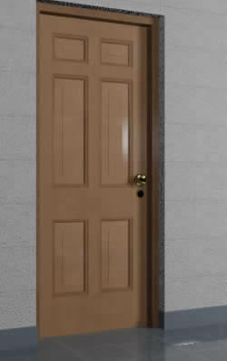 Дверь 0.90 x2.10м тип