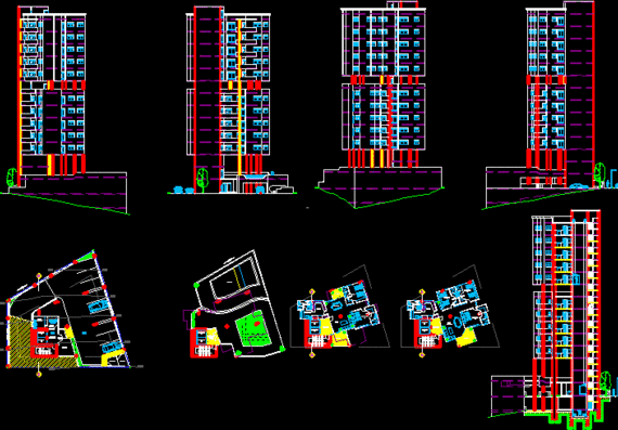 10-storey apartment building tower type