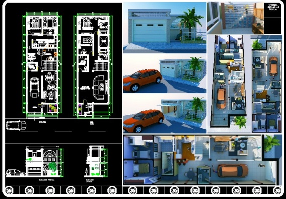 Проект реконструкции семейного дома с 3-х мерной визуализацией