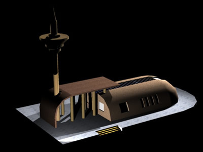 3-dimensional model of the museum