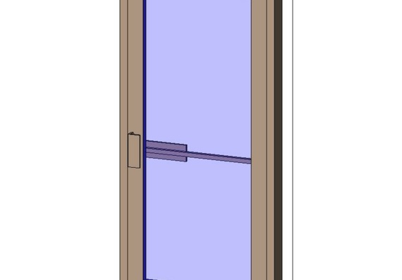 Door with one door