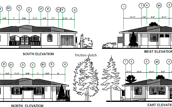 Proposed 4-bedroom house design