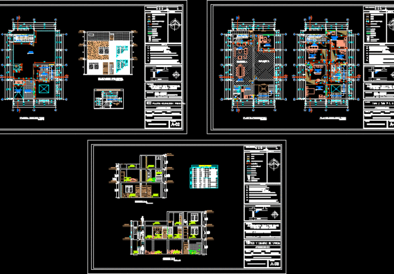 Project of a modern apartment building