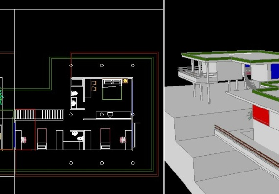 3D home model: enclosures
