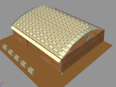 3-dimensional bioclimatic warehouse model