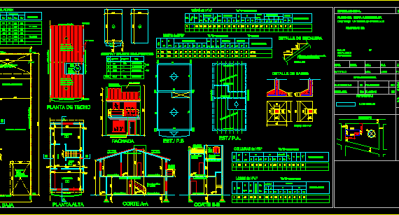 Work plan for the construction of a 2-storey building