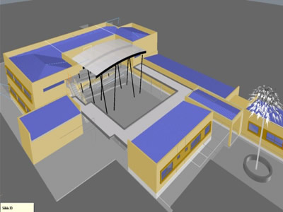 3D модель школы
