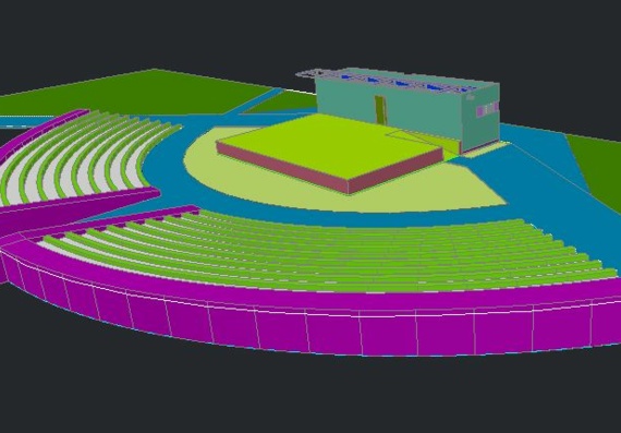 City Amphitheater in 3d