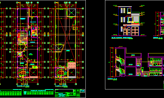 Floor plans of the house