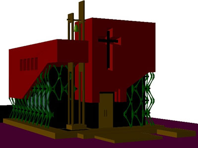Проект церкви в 3D