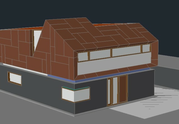 Интересный дом в 3D