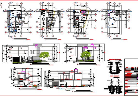 Residential building, documents, decoration