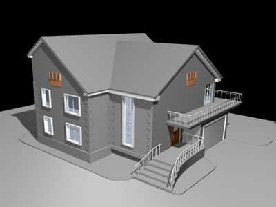 Villa project in 3D