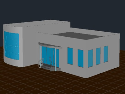 Визуализация здания в 3D