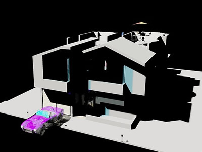 Интересный проект дома в 3D