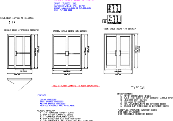Two-stroke fasteners of room doors
