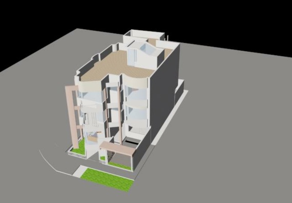 Residential building, 3 floors