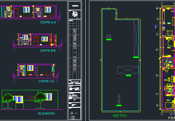Single apartment building design with location