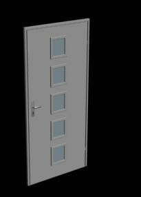 Изображение двери в 3D