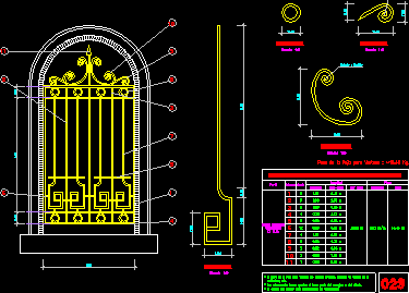 Ворота - чертежи характеристики и планы