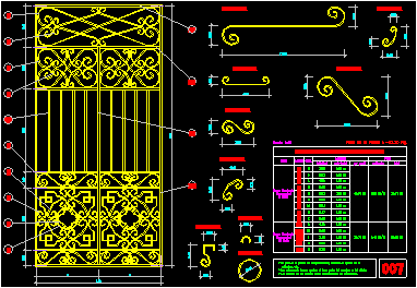 Gate Specifications and Plans Drawings