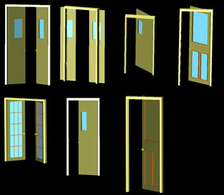 Multiple Door Types