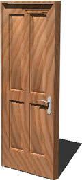 High-quality wood door