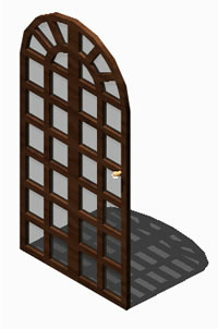 Деревянная дверь для эстетов