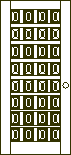 Door with 32 boards