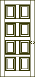 Door of 8 boards