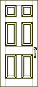 Дверь - 6 досок
